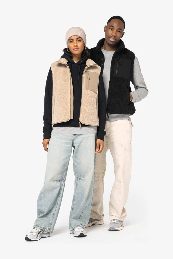 Umweltfreundlicher Unisex Sherpa-Bodywarmer