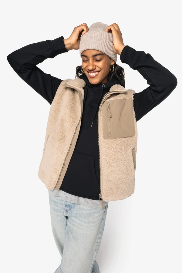 Umweltfreundlicher Unisex Sherpa-Bodywarmer