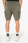 Umweltfreundliche ausgewaschene French Terry Cargo-Shorts für Herren