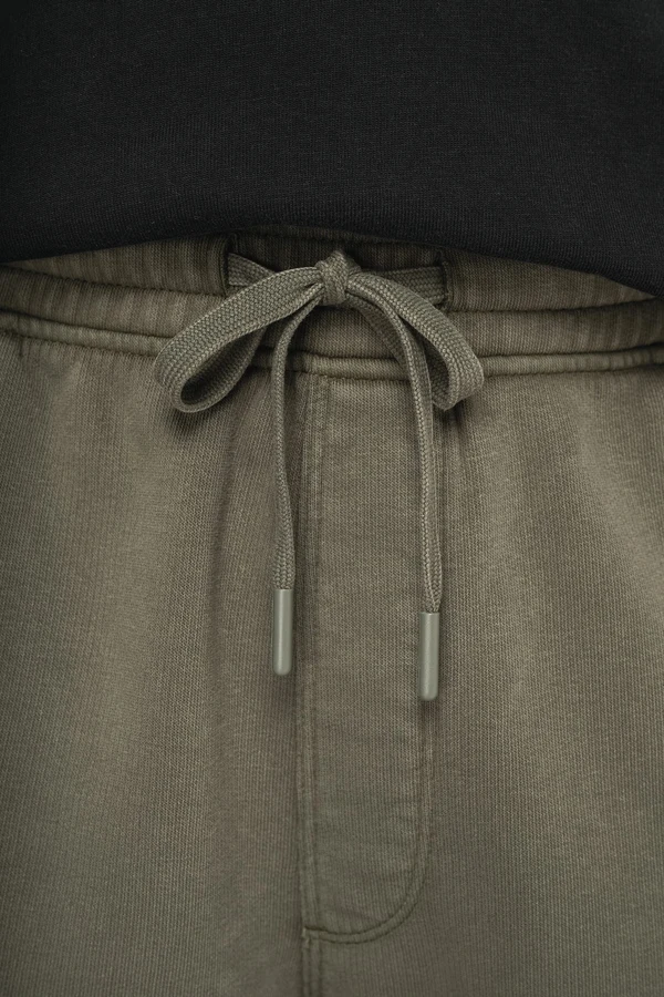Umweltfreundliche ausgewaschene French Terry Cargo-Shorts für Herren