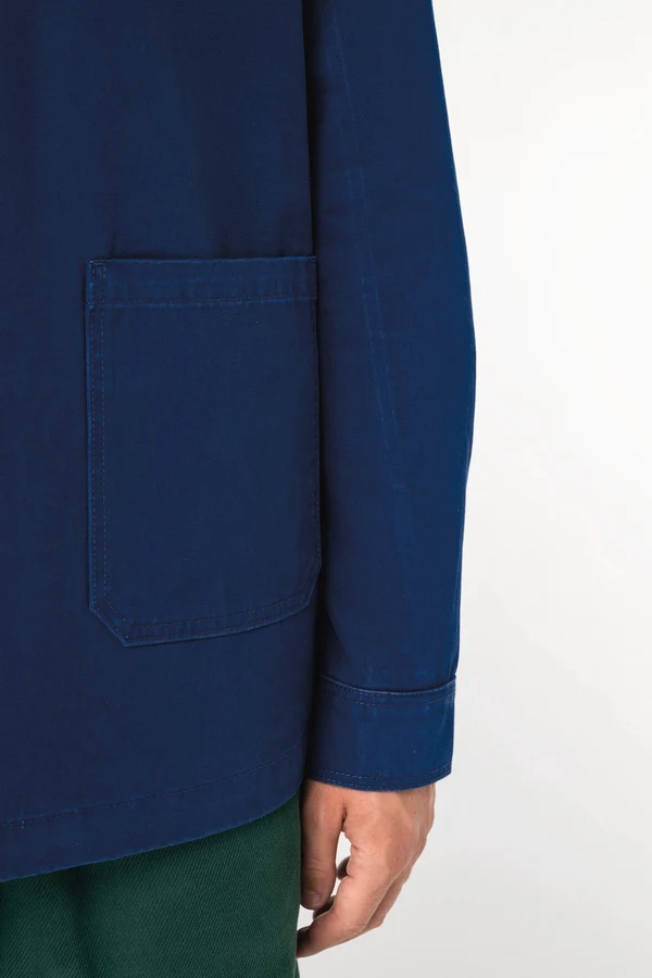 Gewaschene nachhaltige Unisex-Workerjacke