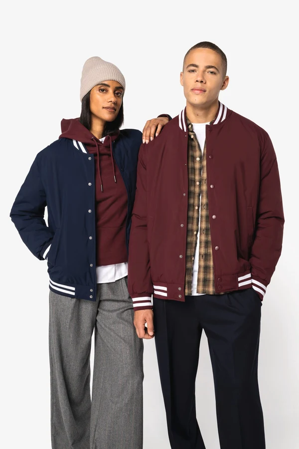 Umweltfreundliche wattierte Unisex-Teddyjacke