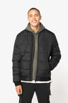 Umweltfreundliche Unisex-Steppjacke mit Teddykragen