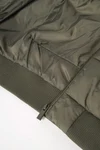 Umweltfreundliche Unisex-Steppjacke mit Teddykragen