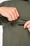 Wasserdichte, umweltfreundliche Unisex-Windjacke mit Viertel-Reißverschluss