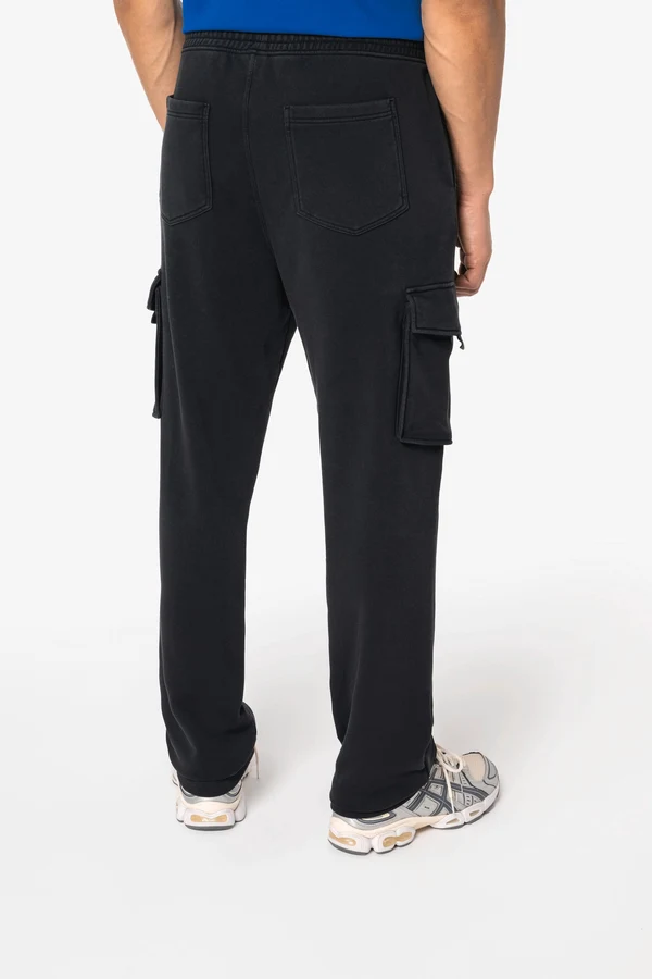 Umweltfreundliche Cargohose aus verwaschenem French Terry für Herren
