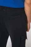 Umweltfreundliche Cargohose aus verwaschenem French Terry für Herren