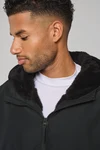 Langer, gefütterter Unisex-Sherpa-Parka