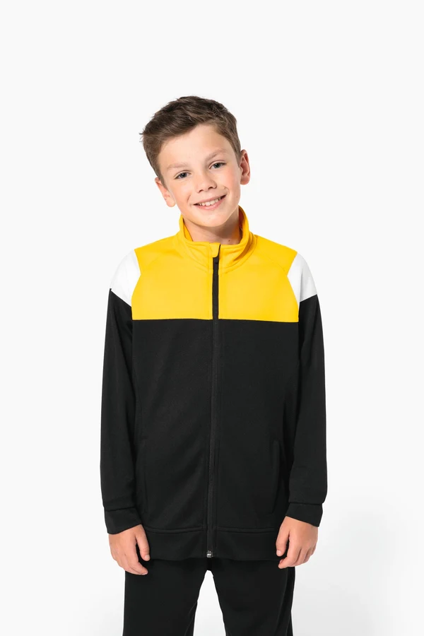 Kinder Trainingsjacke mit Reißverschluss