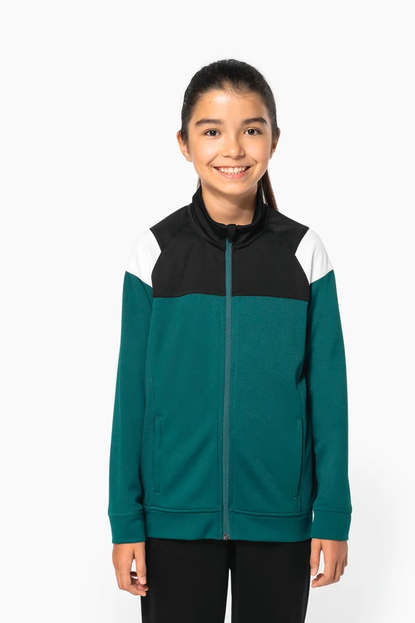 Kinder Trainingsjacke mit Reißverschluss