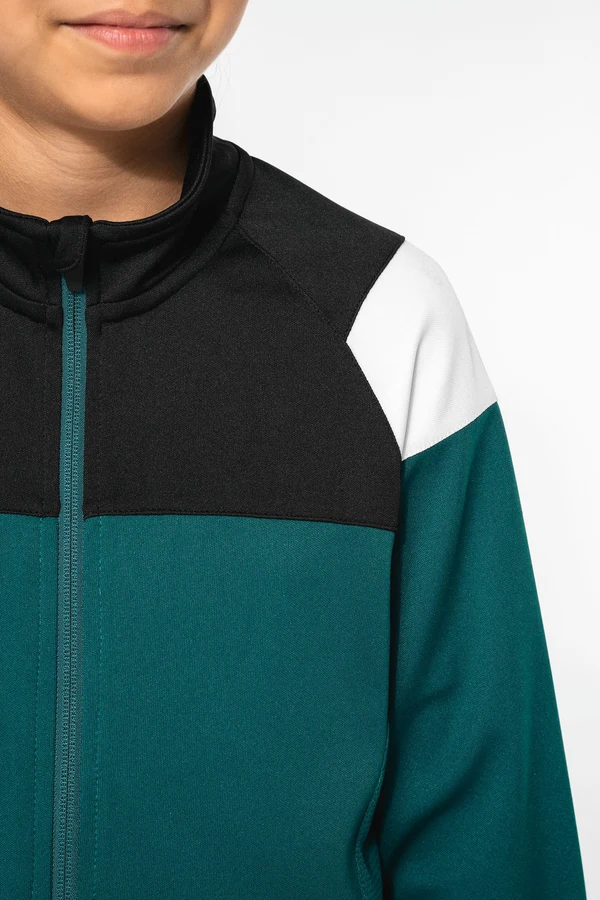Kinder Trainingsjacke mit Reißverschluss