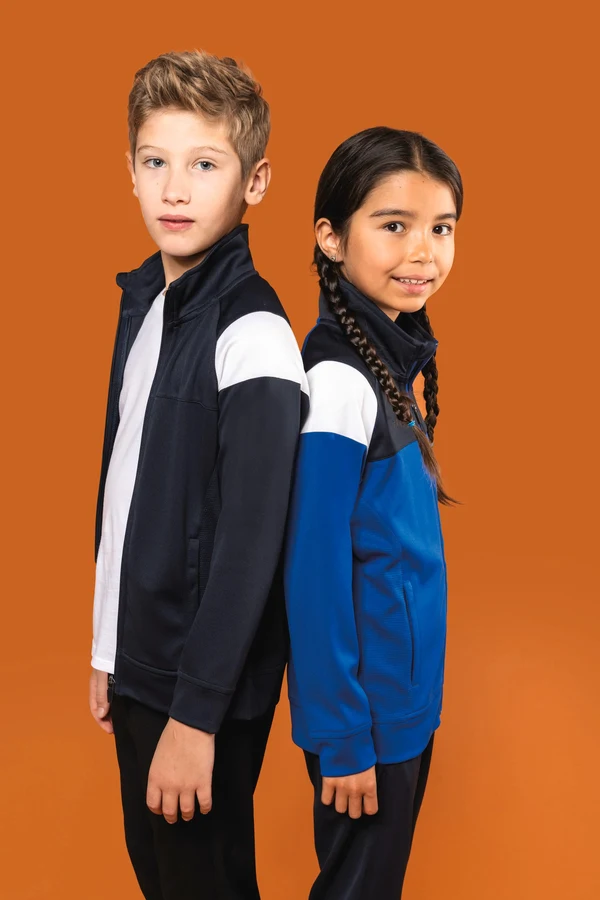 Kinder Trainingsjacke mit Reißverschluss