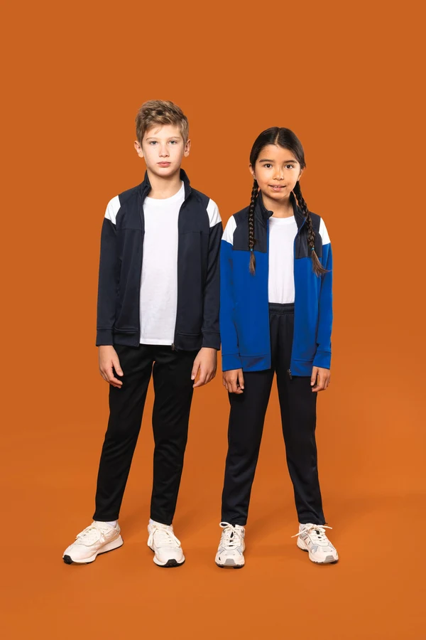 Kinder Trainingsjacke mit Reißverschluss