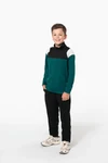 Kinder Trainings-Sweatshirt mit 1/4 Reißverschluss