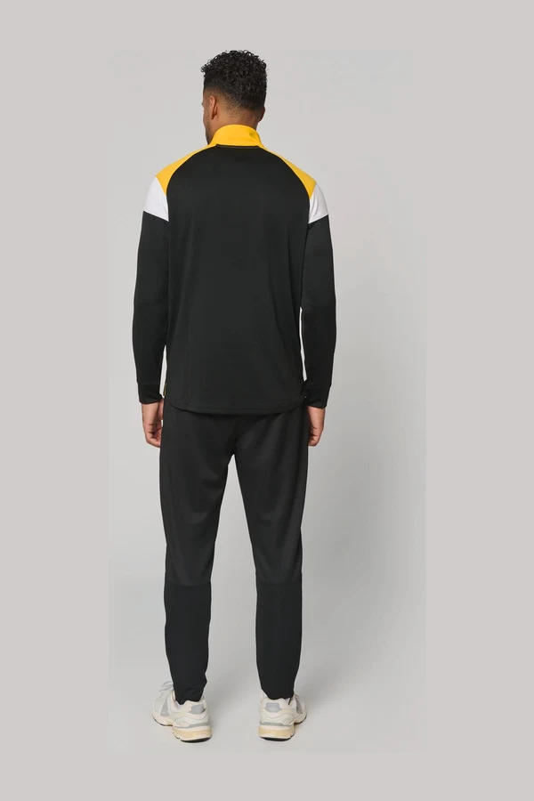 Unisex Trainings-Sweatshirt mit 1/4 Reißverschluss