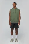 Unisex-Kapuzenpullover ohne Ärmel