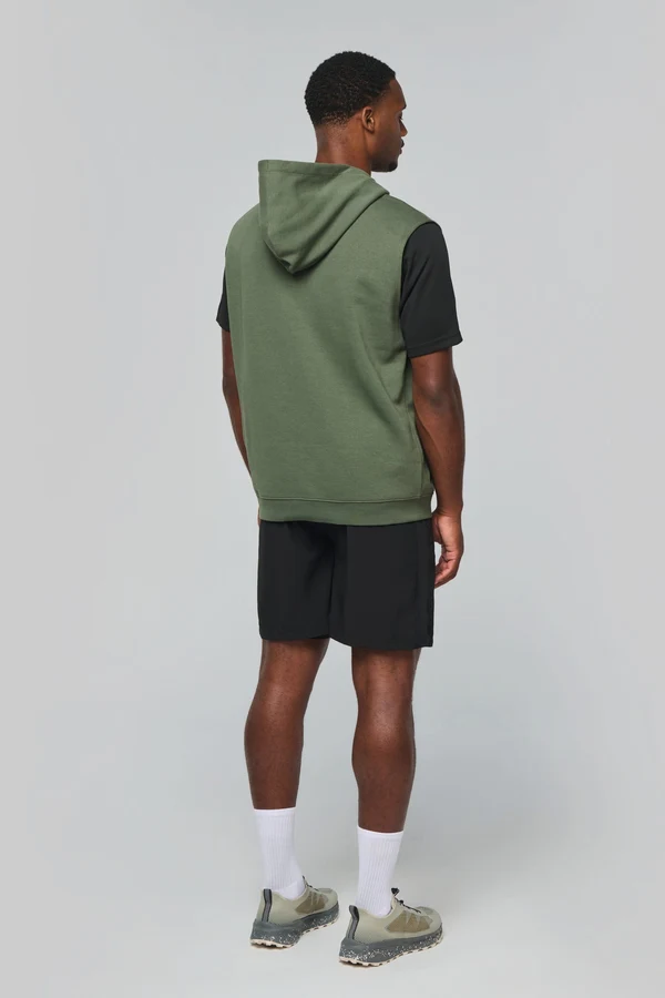 Unisex-Kapuzenpullover ohne Ärmel