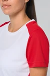 Zweifarbiges umweltfreundliches Damen-Sport-T-Shirt