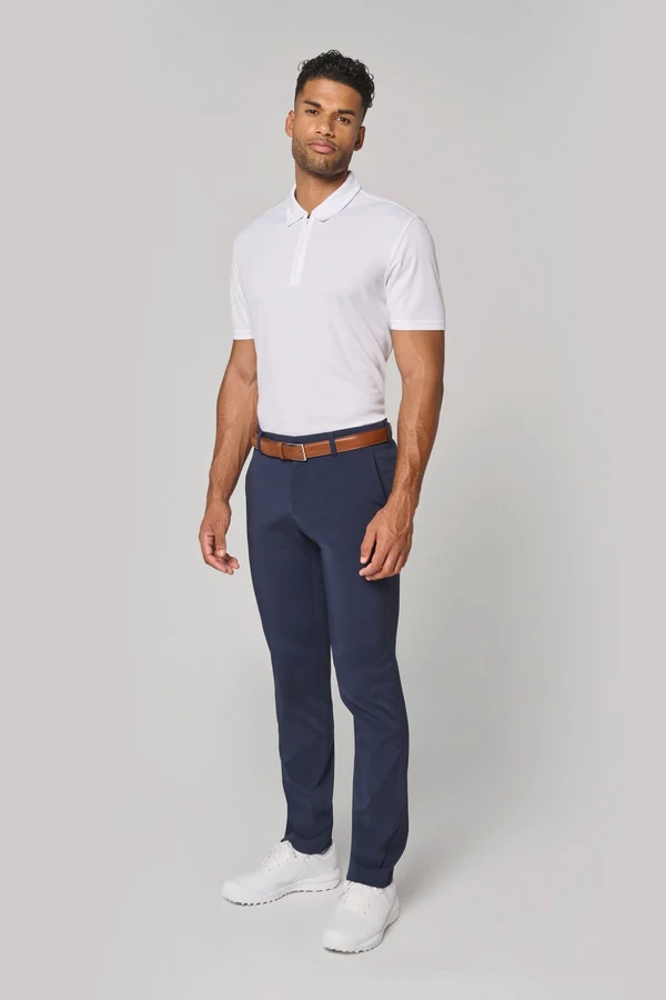 Herren Sport-Poloshirt mit 1/4-Reißverschluss
