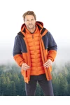Ripstop-Steppjacke 3-in-1 aus Recyclingmaterial