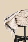 Plaid mit Wabenmuster