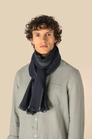 Gestreiftes Unisex-Schal
