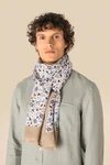 Unisex-Schal mit Blumenmuster