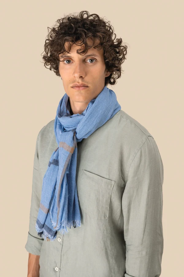 Gestreiftes Unisex-Schal