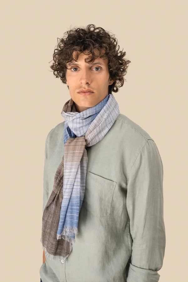 Gestreiftes Unisex-Schal