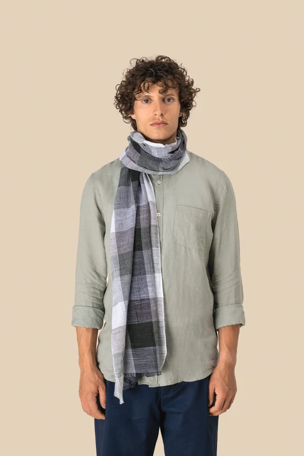 Kariertes Unisex-Schal