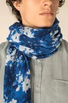Unisex-Schal mit Blumendruck