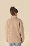 Unisex-Überhemd aus Sherpa mit überschnittenen Schultern