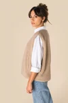 Ärmellose Sherpa-Jacke für Damen