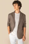 Herren-Blazer aus verwaschenem Leinen
