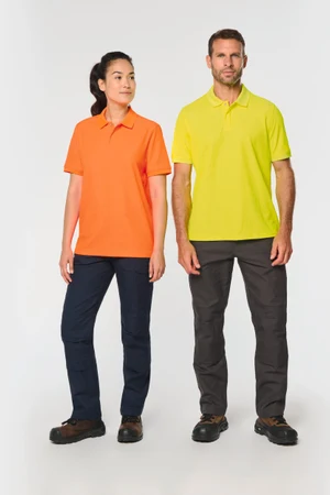 Umweltfreundliches Unisex-Polohemd aus Baumwolle/Polyester