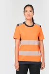 Recyceltes Sicherheits-T-Shirt mit Rundhalsausschnitt und kurzen Ärmeln