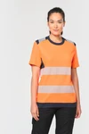 Recyceltes Sicherheits-T-Shirt mit Rundhalsausschnitt und kurzen Ärmeln