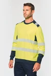 Recyceltes Sicherheits-T-Shirt mit langen Ärmeln