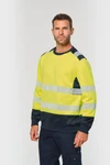 Recyceltes Sicherheitssweatshirt Rundhalsausschnitt
