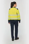 Recyceltes Sicherheitssweatshirt Rundhalsausschnitt