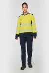 Recyceltes Sicherheitssweatshirt Rundhalsausschnitt