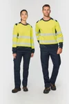 Recyceltes Sicherheitssweatshirt Rundhalsausschnitt