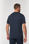 Antibakterielles, umweltfreundliches T-Shirt mit V-Ausschnitt für Herren