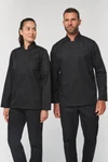 Umweltfreundliche Unisex-Kochjacke mit langen Ärmeln