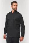 Umweltfreundliche Unisex-Kochjacke mit langen Ärmeln