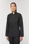 Umweltfreundliche Unisex-Kochjacke mit langen Ärmeln