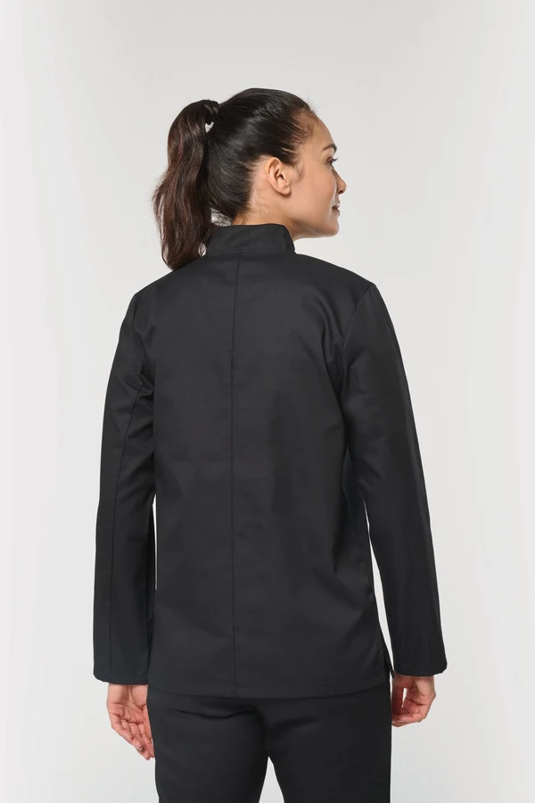 Umweltfreundliche Unisex-Kochjacke mit langen Ärmeln