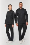Umweltfreundliche Unisex-Kochjacke mit langen Ärmeln