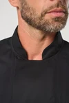 Umweltfreundliche Unisex-Kochjacke mit langen Ärmeln