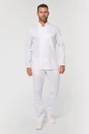 Umweltfreundliche, atmungsaktive Unisex-Kochjacke mit langen Ärmeln